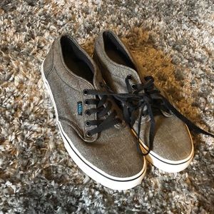 Grey ankle height vans